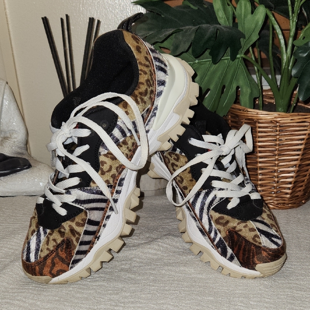 Umbro Animal Print Sneakers with White Laces